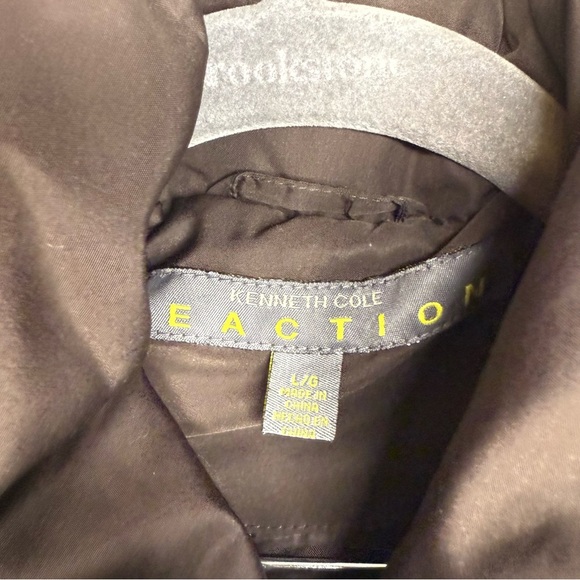 Kenneth Cole Reaction Women's Down Feather Puffer Jacket Brown Size Large GUC - Picture 2 of 6